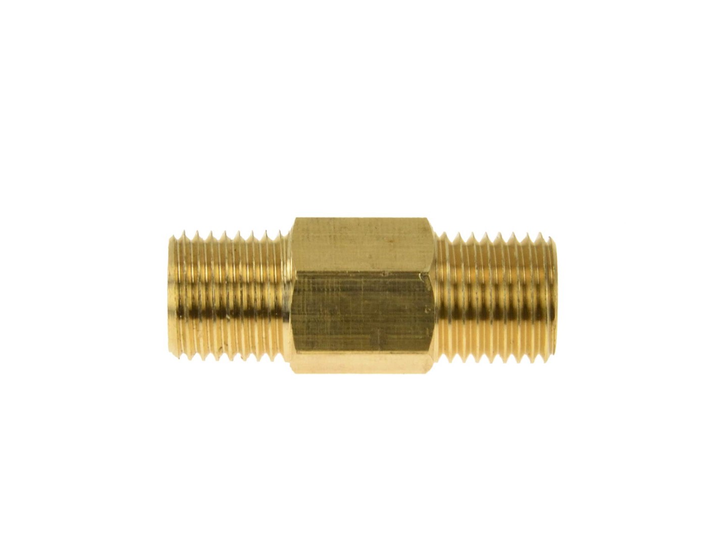 Hex Nipple 1/4  - 1/4  Connector for Pressure Cleaning Gun