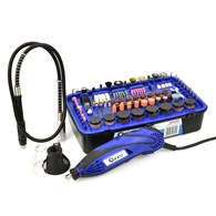 Rotary Tool with Flex Shaft and Accessories Assortment 222 pcs