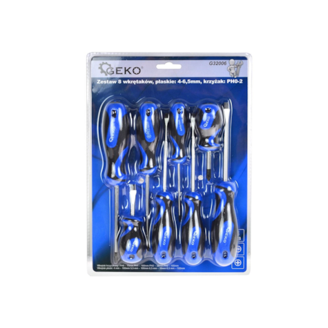 Screwdriver Set Philips & Slotted 8pcs