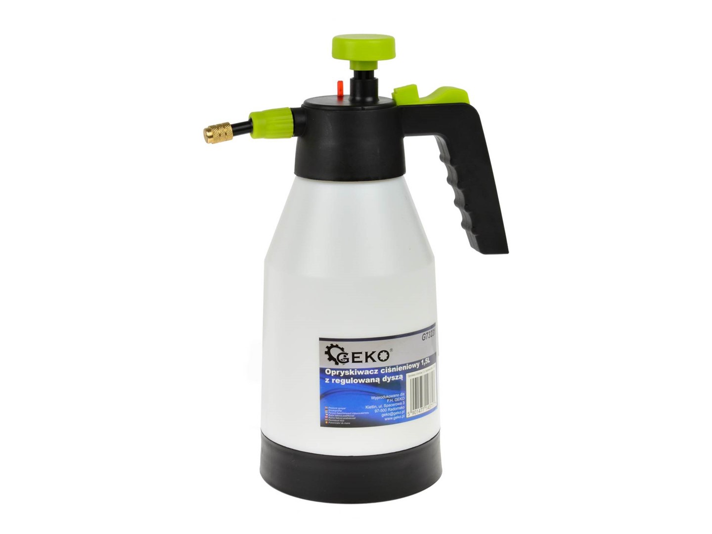 1.5L Garden Hand Sprayer with Adjustable Nozzle