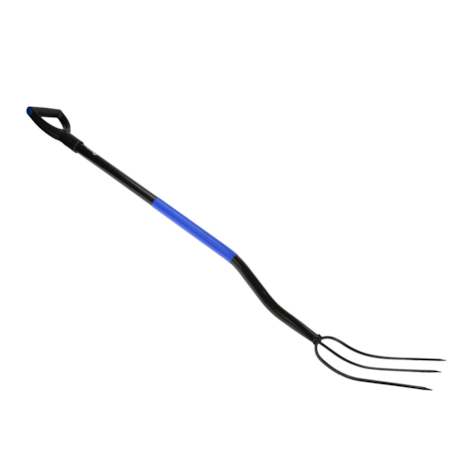 3-Tine Digging Fork with Steel D-Handle