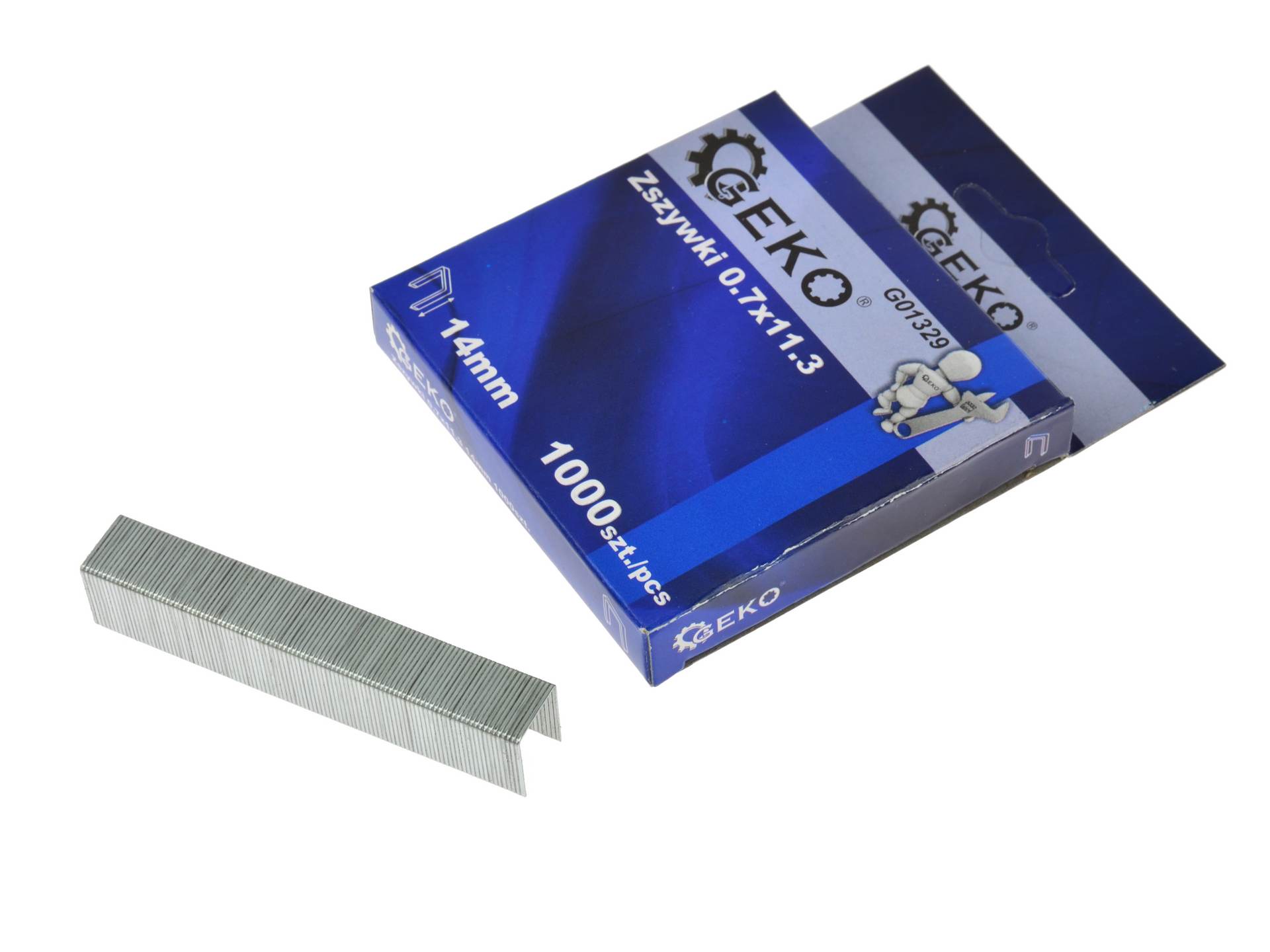 Staples 0.7 x 11.3mm  14mm 1000 pcs