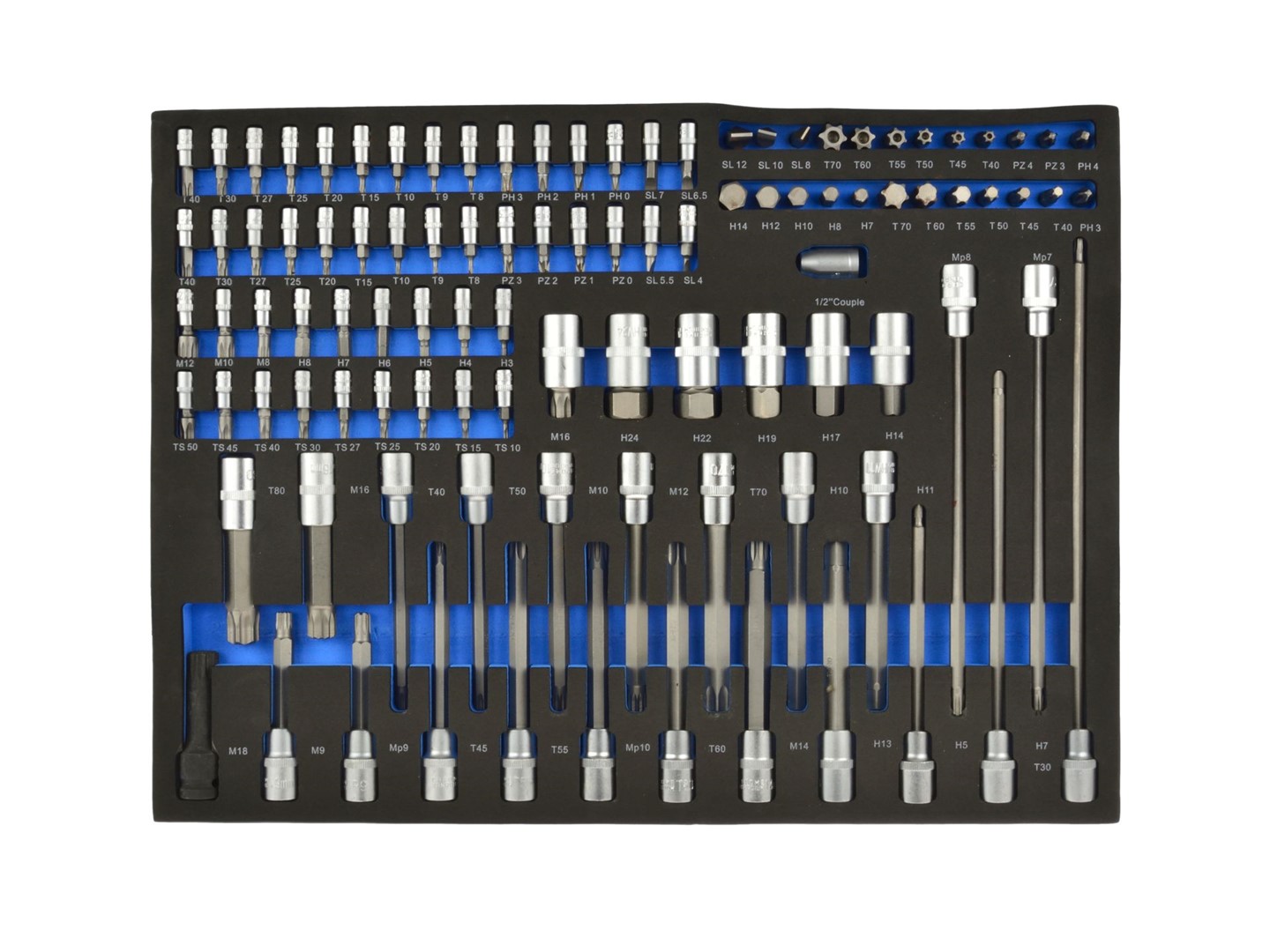 102pcs bits torx socket set