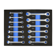 13pcs ratchet wrench set 8-22mm