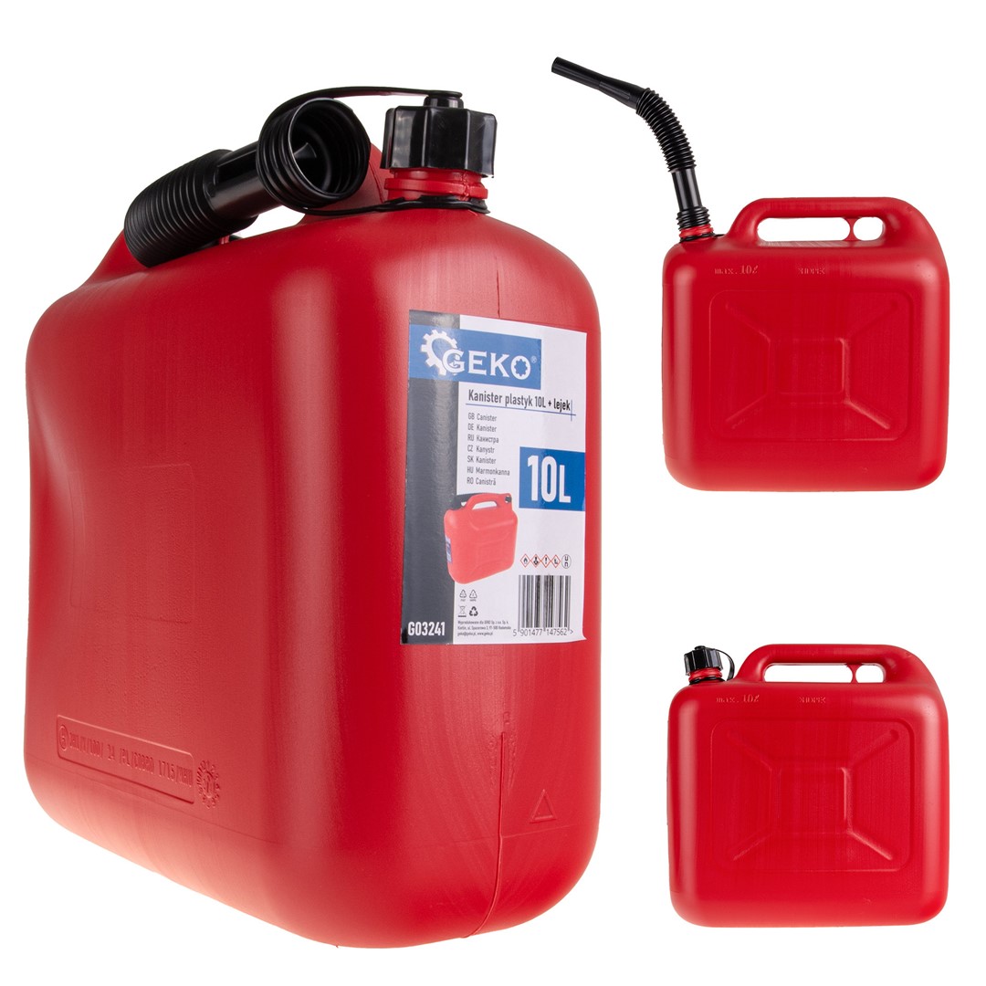 Plastic Petrol Can 10L