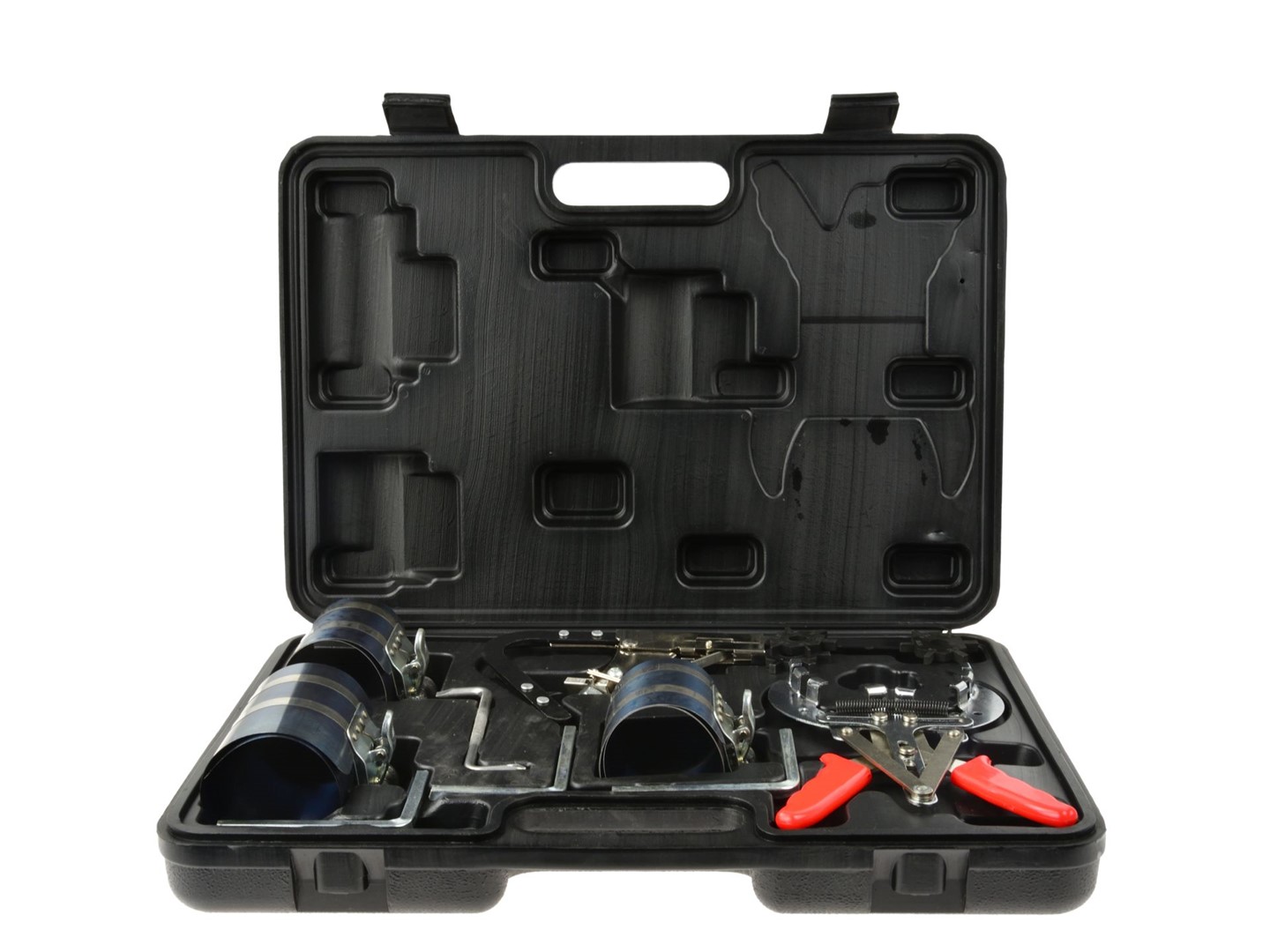 Piston Ring Compressor Tool Set with Ratchet Key 3 , 3.5 , 4 