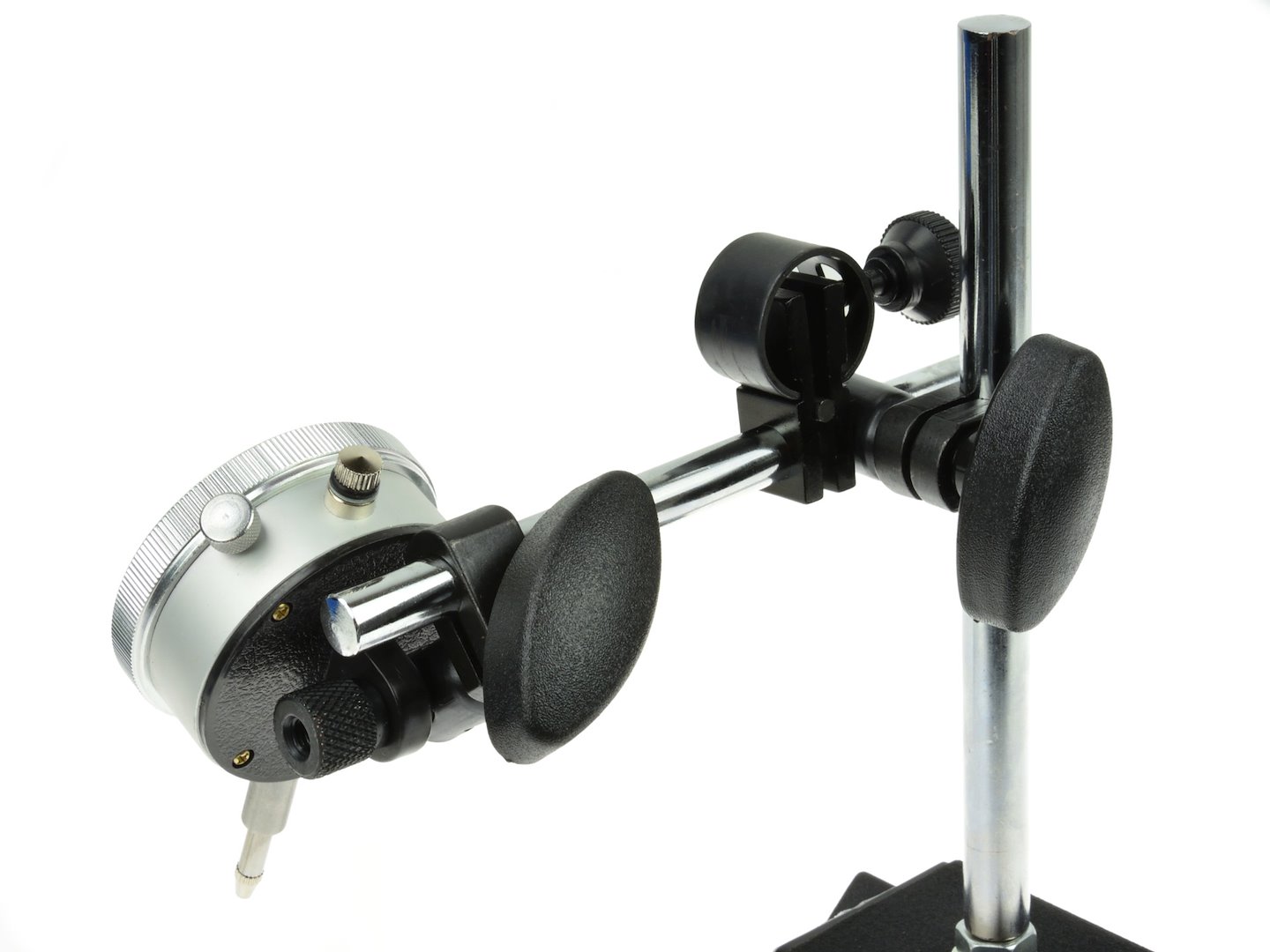 Czujnik zegarowy 10/0,01 mm na statywie magnetycznym - Platforma