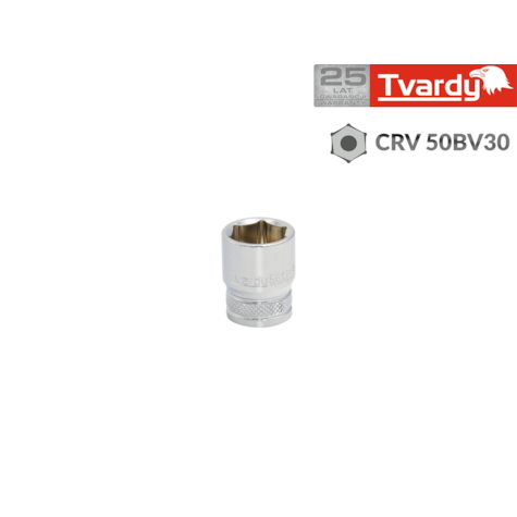 Nasadka sześciokątna 1/4  6 mm TVARDY (10/100)