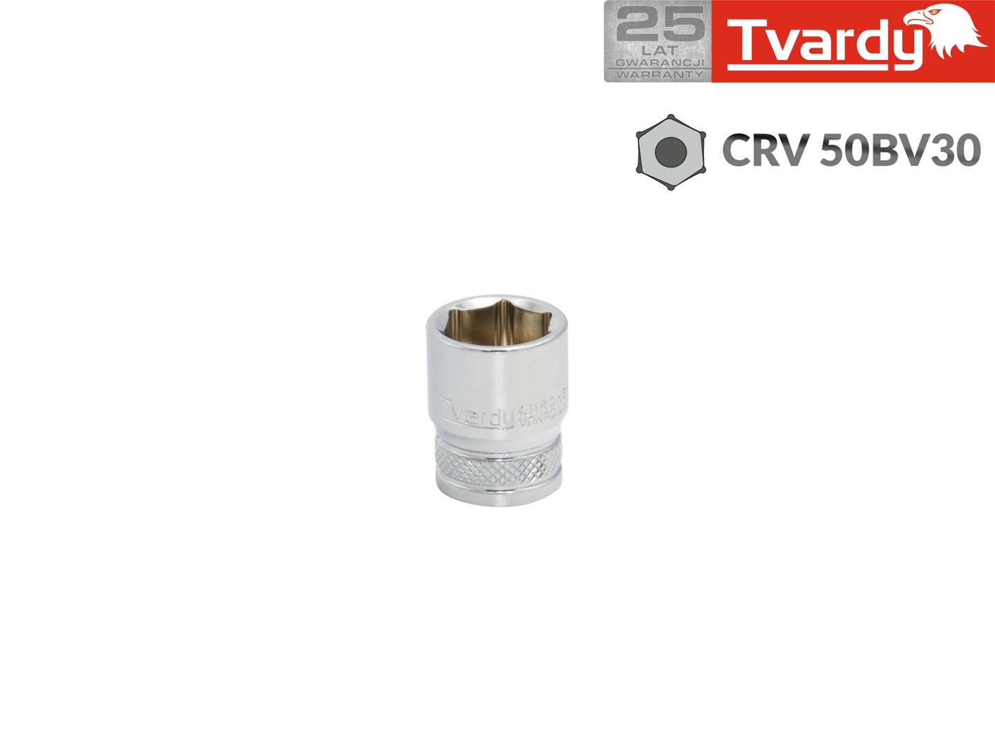 1/4" šesťhranná zásuvka 9 mm TVARDY (10/100)