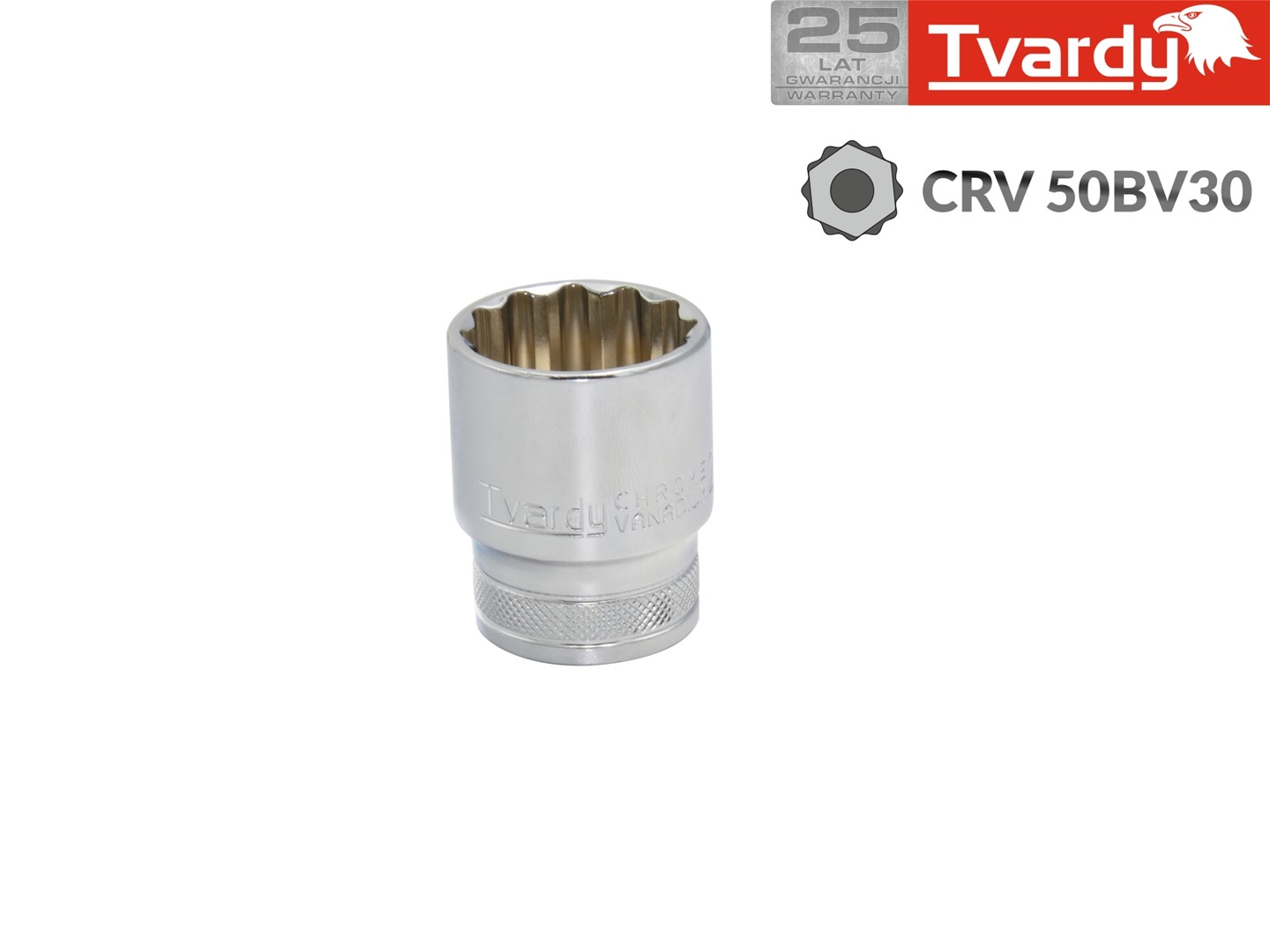 Šesťhranná zásuvka 1/2" 8 mm TVARDY (10/100)