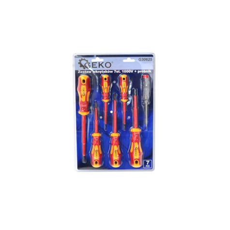 7pcs Insulated VDE Screwdriver Set 1000V model nr. 1