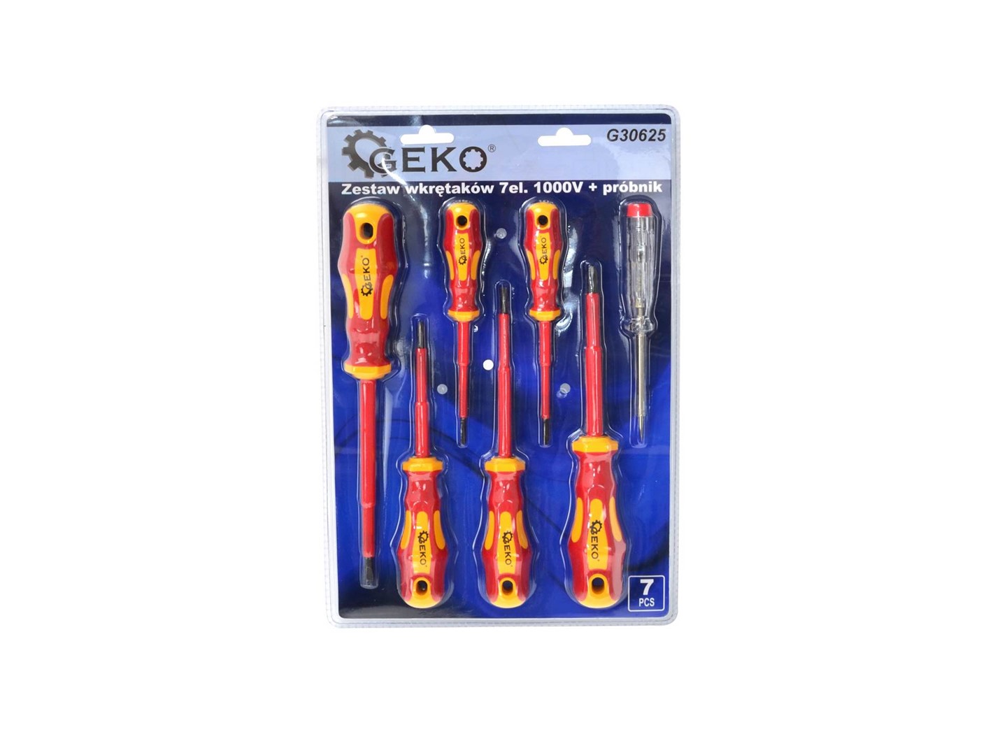 7pcs Insulated VDE Screwdriver Set 1000V model nr. 1