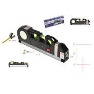 Poziomica laserowa z miarą i metrem 2,5m (50)
