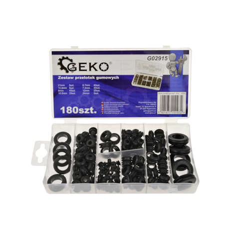180pcs Rubber Grommets Assortment Set