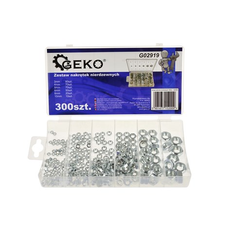 300pcs stainless nuts 300pcs