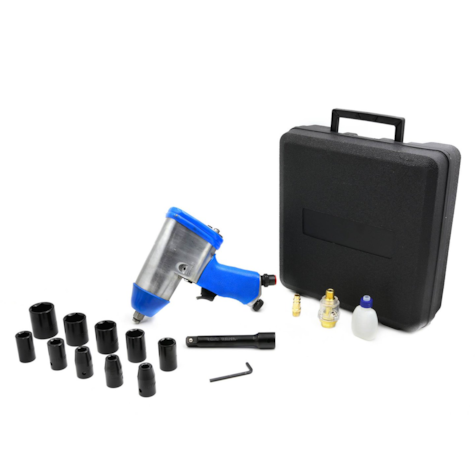 Air Impact Wrench 1/2  with Sockets Set