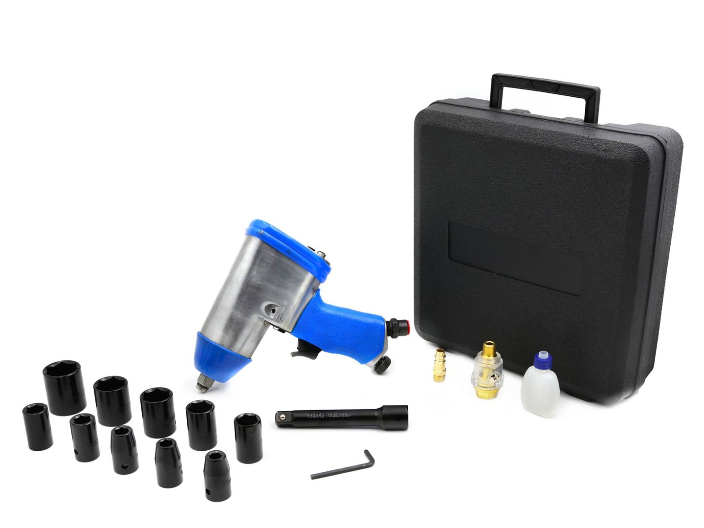 Air Impact Wrench 1/2  with Sockets Set