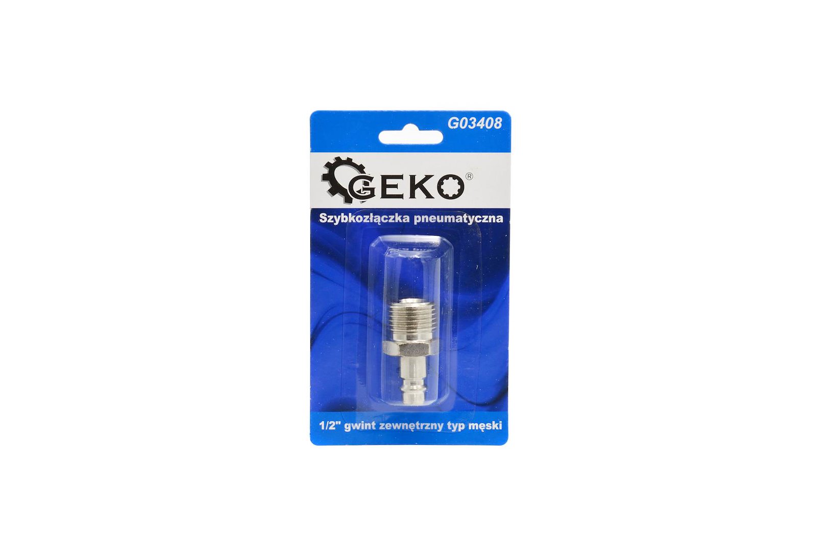 Pneumatická rýchlospojka samec typu 1/2" vonkajší závit (blister) (10/100)