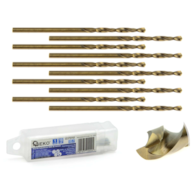 HSS twist drill for metal with cobalt 1 mm