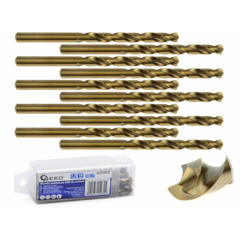 HSS twist drill for metal with cobalt 7,5 mm