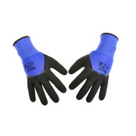 Blue polyester with 3/4 coated black latex s.8