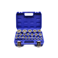 21pcs 12pt Socket set 8-36mm CRV 50BV30