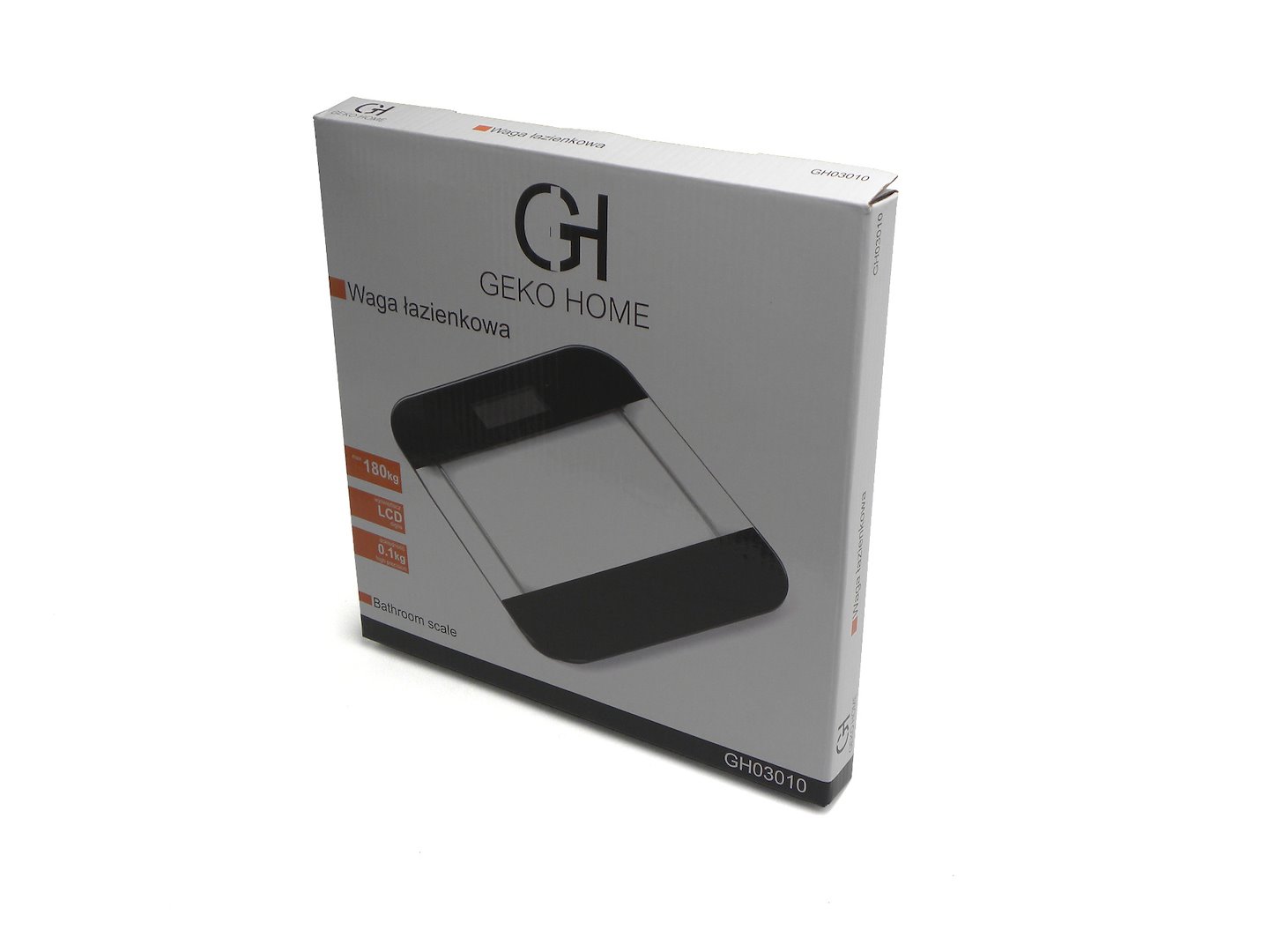 Waga łazienkowa szklana LCD 180kg 28 cm x 28 cm (10) 5