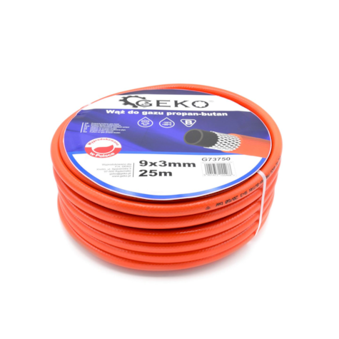 Technical Gas Hose Propane-Butane 9x3mm 25m