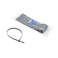 200x2.5mm nylon cables, black colour with UV filter (100pcs)