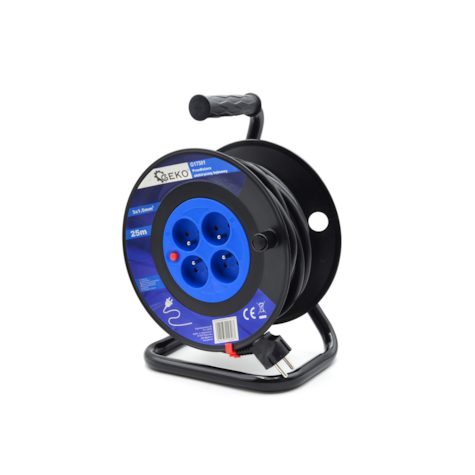 Przedłużacz elektryczny bębnowy 3x1.5mm2  25m (1)