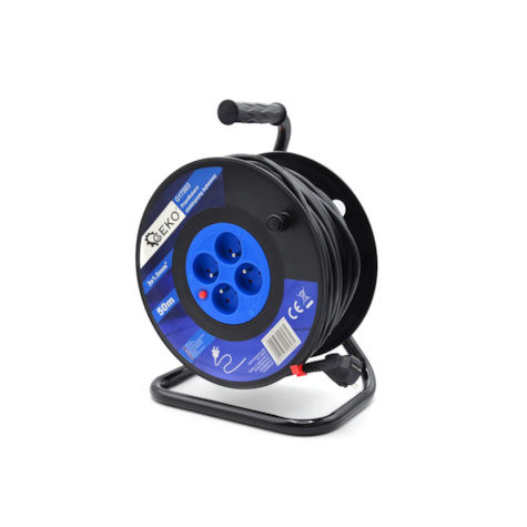 Przedłużacz elektryczny bębnowy 3x1.5mm2 50m (1)