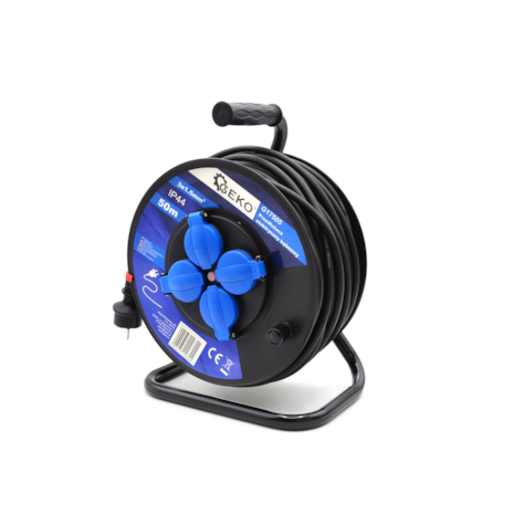 Przedłużacz elektryczny bębnowy 3x1.5mm2  50m IP44 (1)