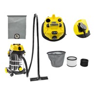 Wet and Dry Vacuum Cleaner 25L with dust shaking function