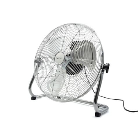 High Velocity Floor Fan 50cm INOX