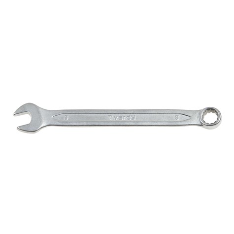 Combination spanner, satin,CRV, Cold stamped 6mm