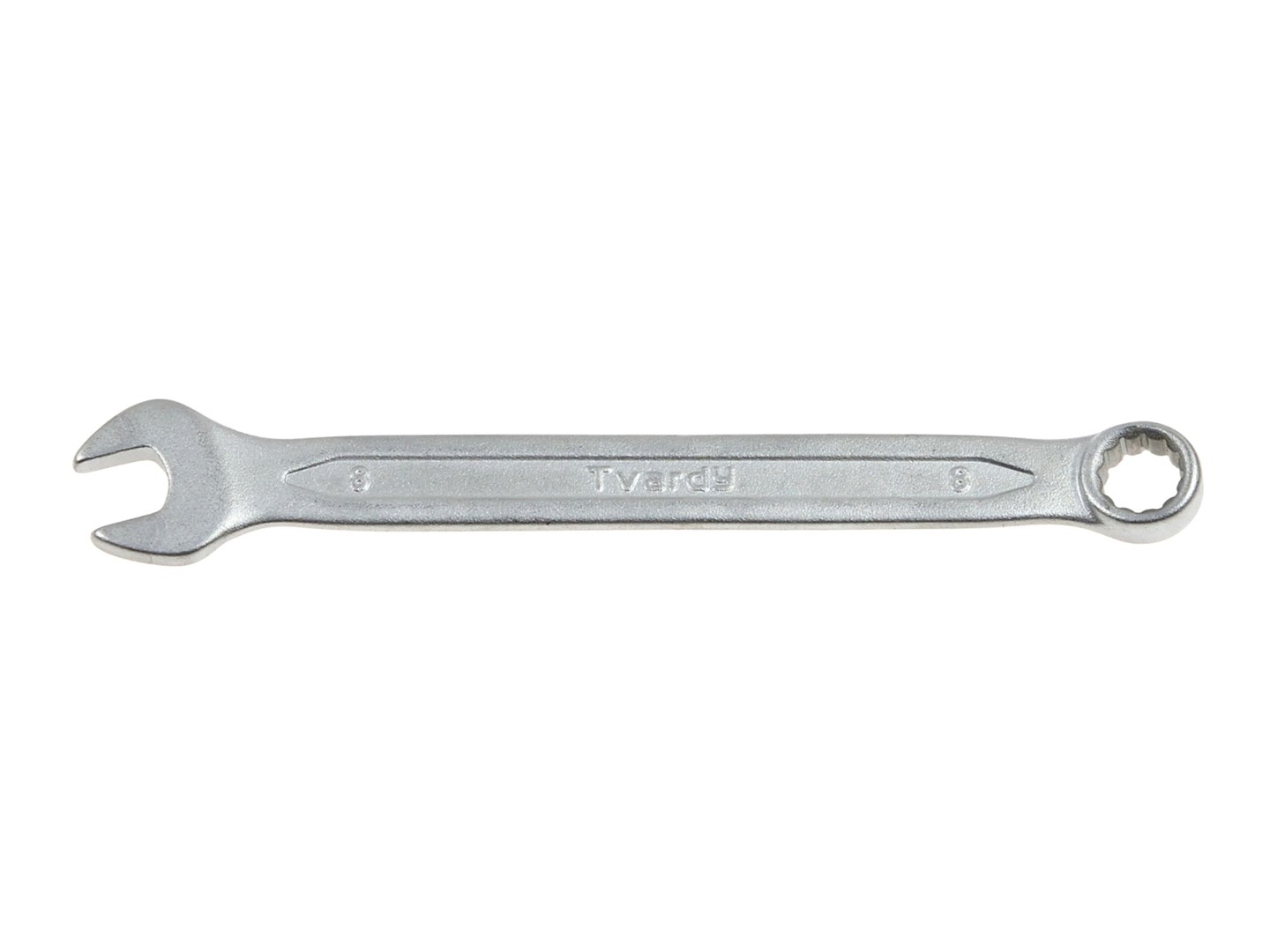 Combination spanner, satin, CRV, Cold stamped 8mm