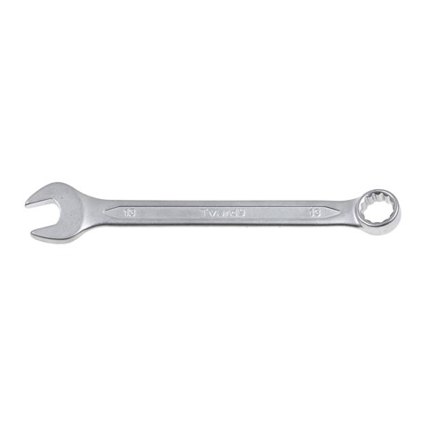 Combination spanner, satin, CRV, Cold stamped 12mm