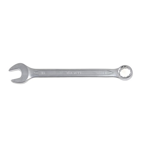 Combination spanner, satin, CRV, Cold stamped 16mm