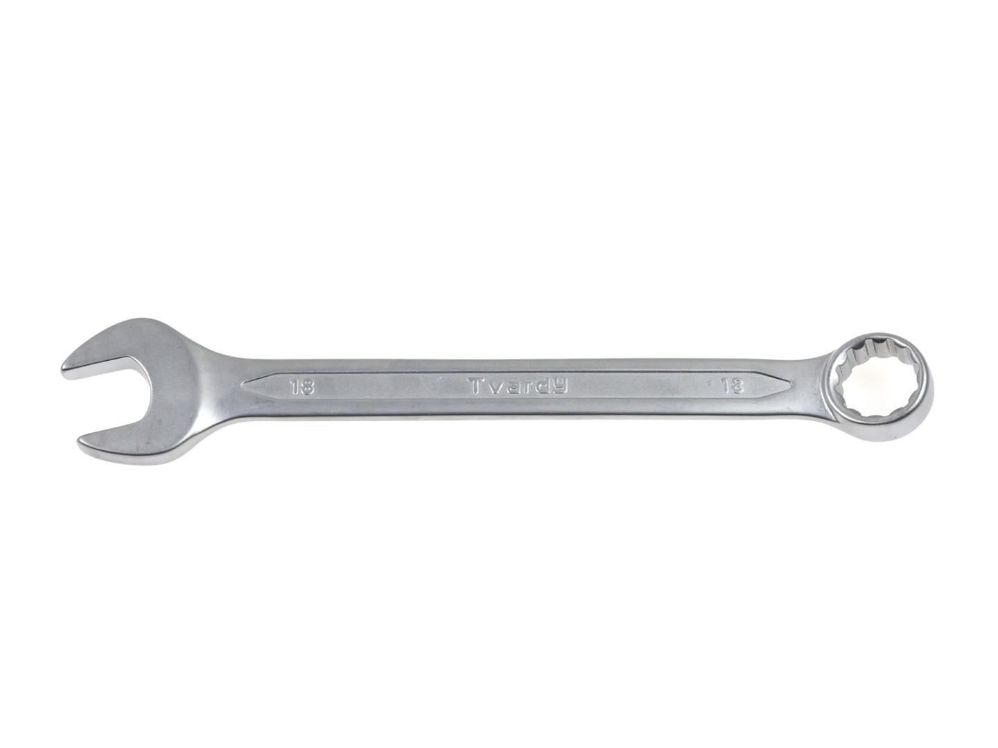 Combination spanner, satin, CRV, Cold stamped 17mm