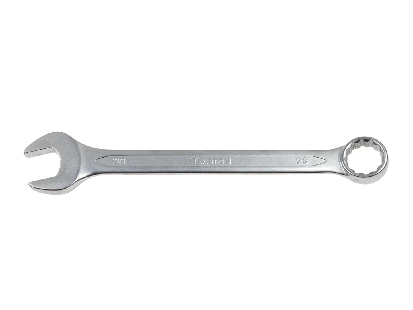 Combination spanner, satin, CRV, Cold stamped 26mm