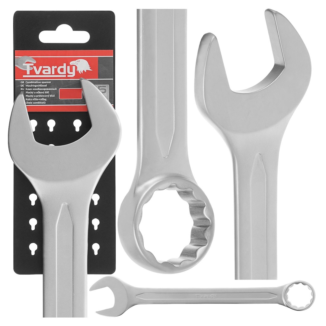 Combination spanner, satin, CRV, Cold stamped 29mm