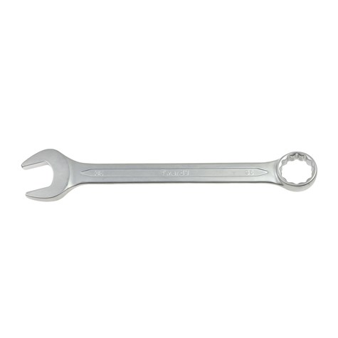 Combination spanner, satin, CRV, Cold stamped 36mm