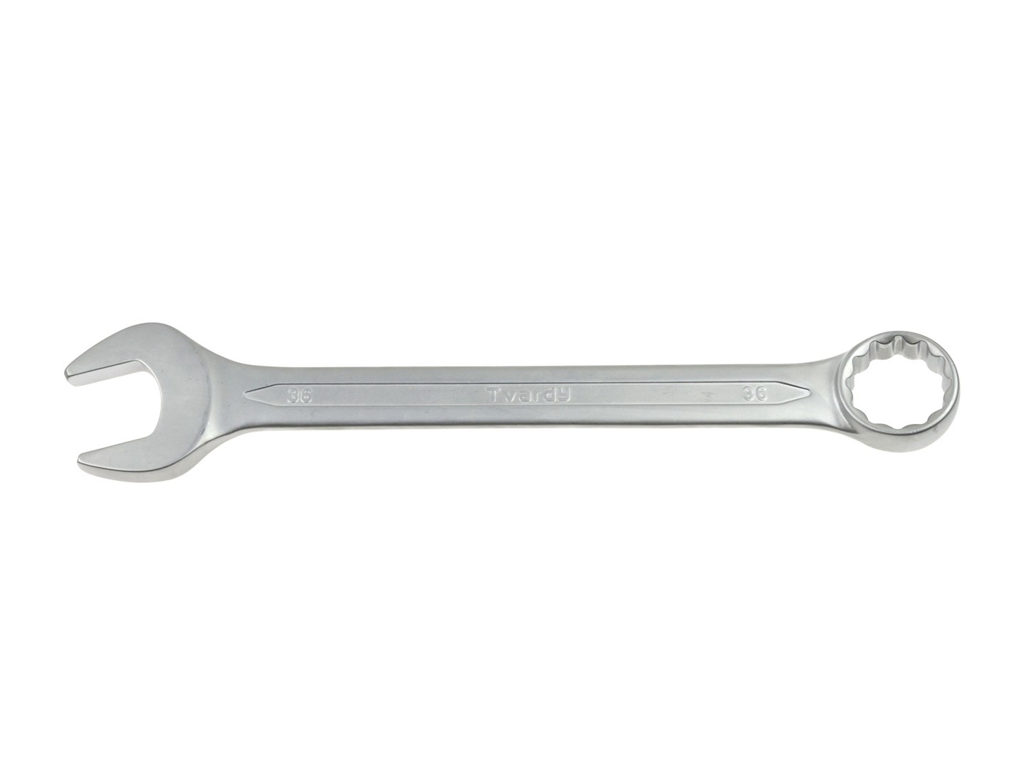 Combination spanner, satin, CRV, Cold stamped 36mm