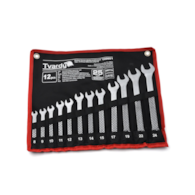 12pcs Combination spanner set  8-24mm, satin, CRV, Cold stamped