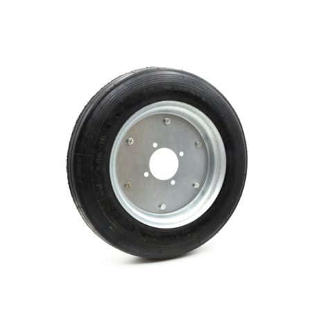 Pneumatic wheel with tube 4.00-10