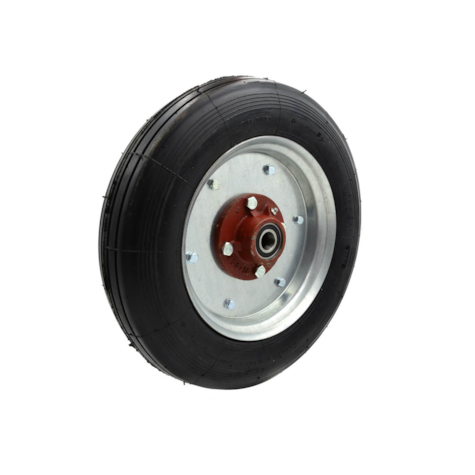 Pneumatic wheel with tube 4.00-10 with hub