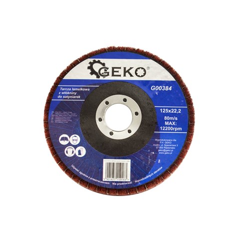 Non-Woven Nylon Flap Satin Polishing Disc 125x22.23 mm