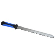 Knife for mineral wool from stainless steel