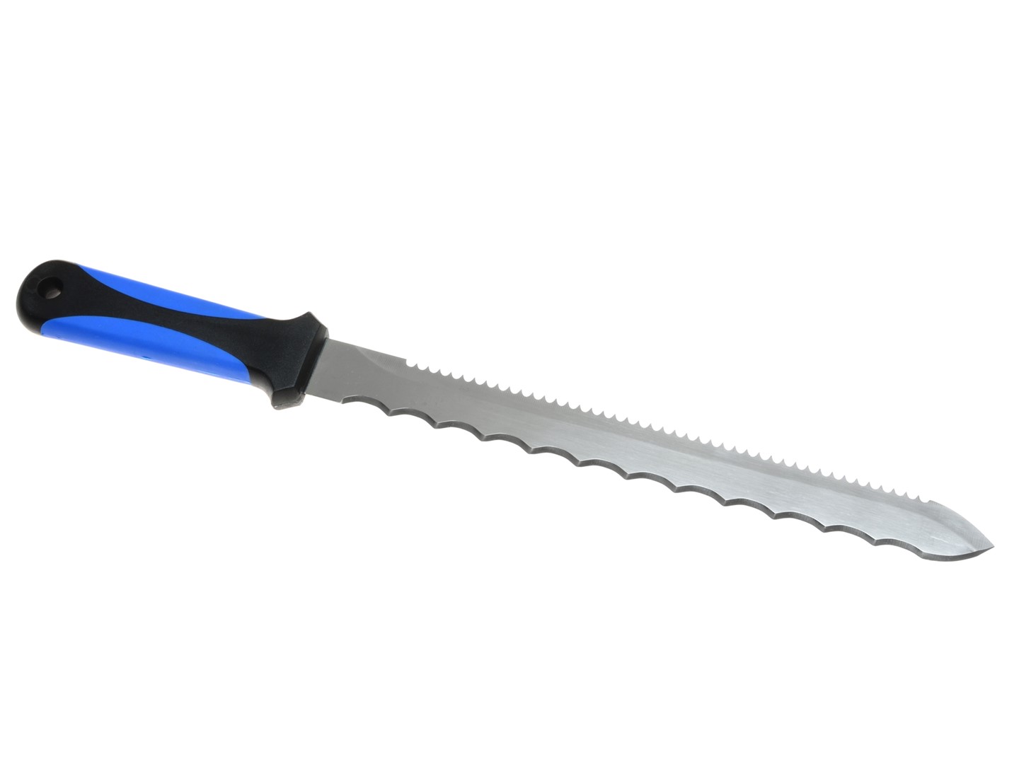 Knife for mineral wool from stainless steel