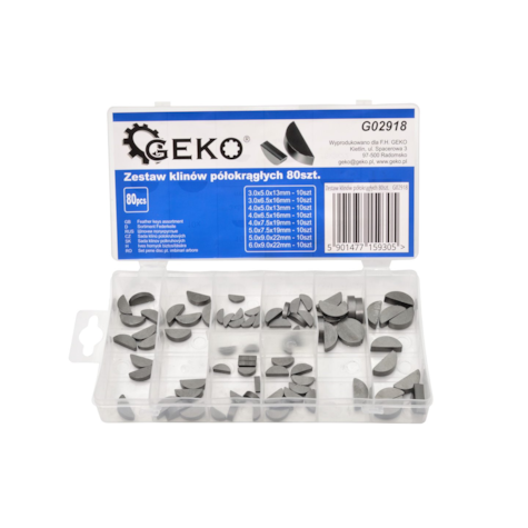 Set of middle-round clins 80pcs